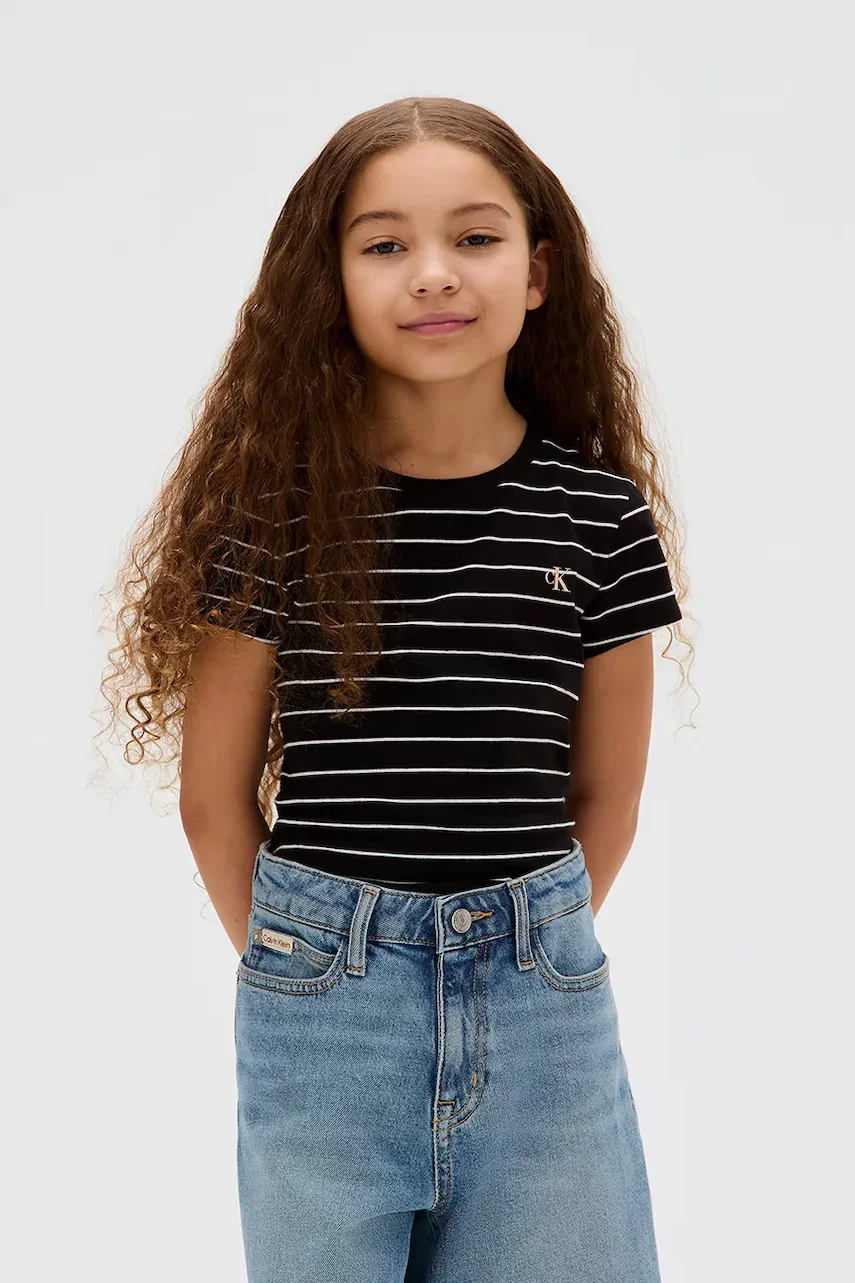 CALVIN KLEIN JEANS Детска памучна тениска