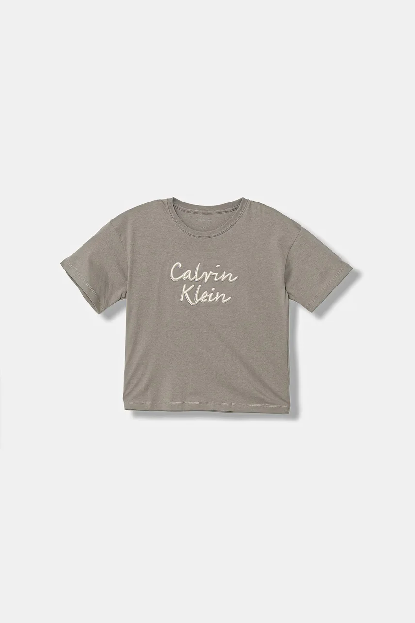 CALVIN KLEIN JEANS Детска памучна тениска