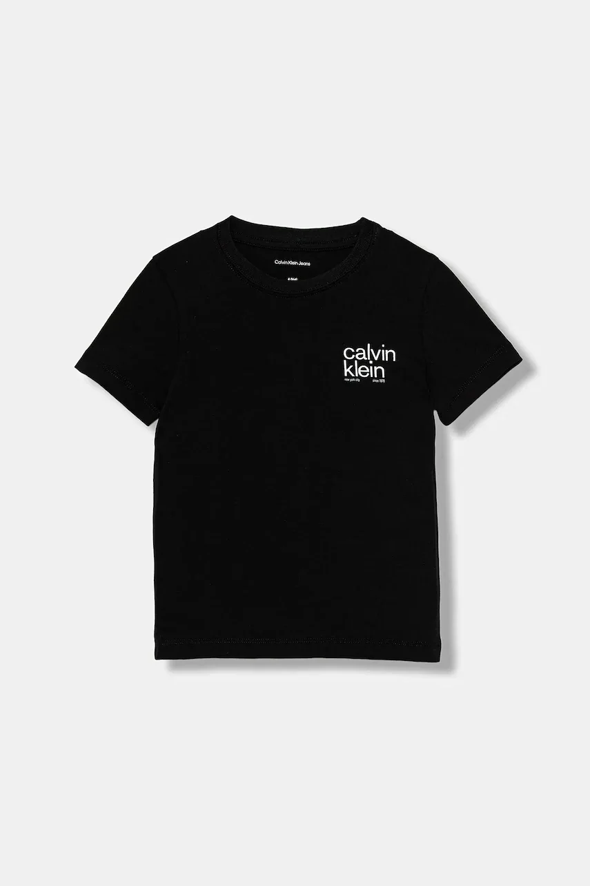 CALVIN KLEIN JEANS Детска памучна тениска