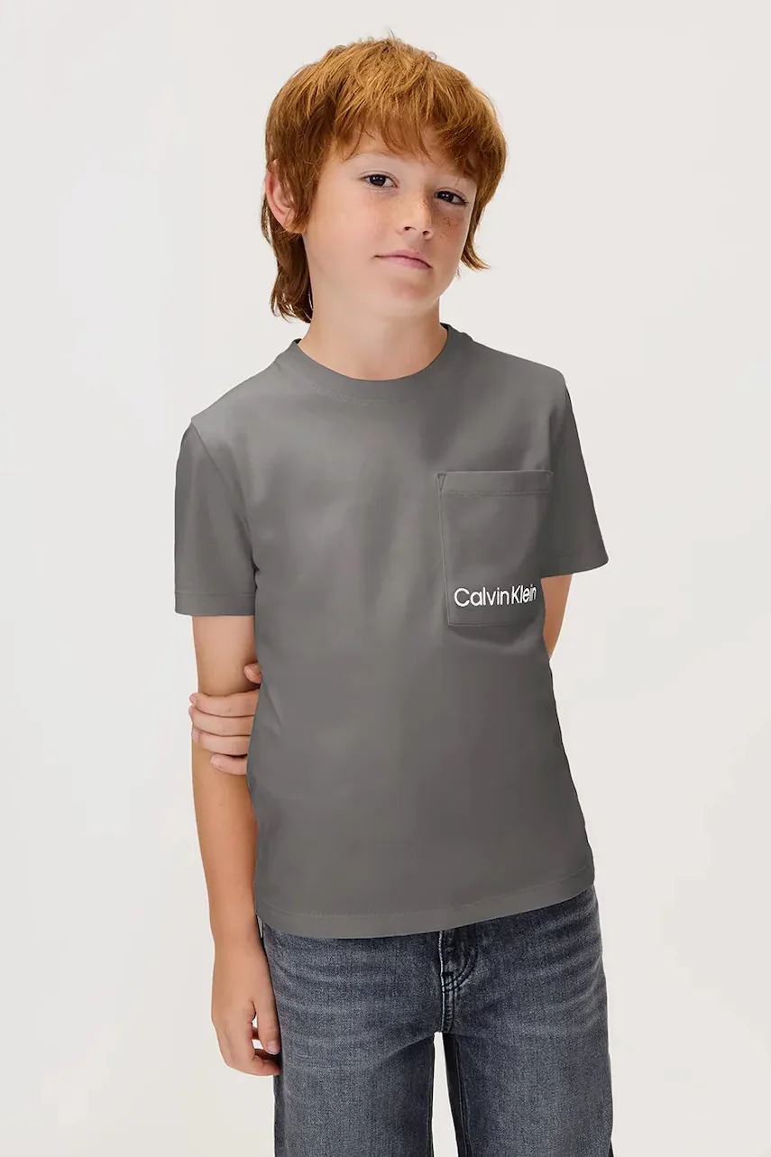 CALVIN KLEIN JEANS Детска памучна тениска