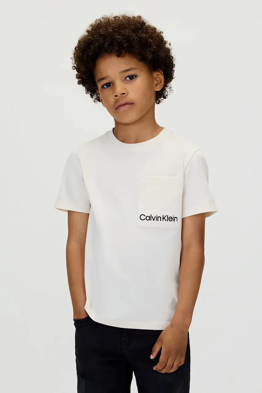 CALVIN KLEIN JEANS Детска памучна тениска