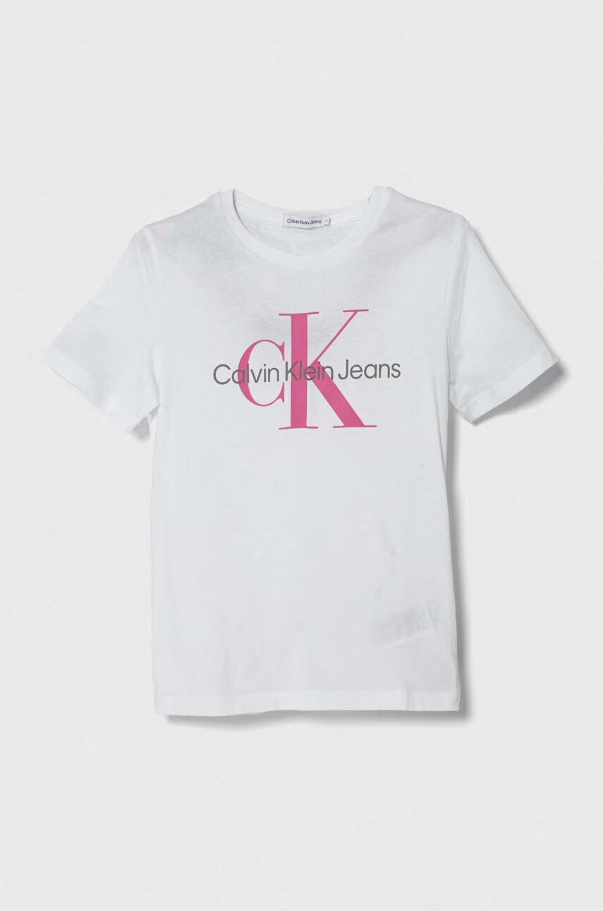 CALVIN KLEIN JEANS Детска памучна тениска