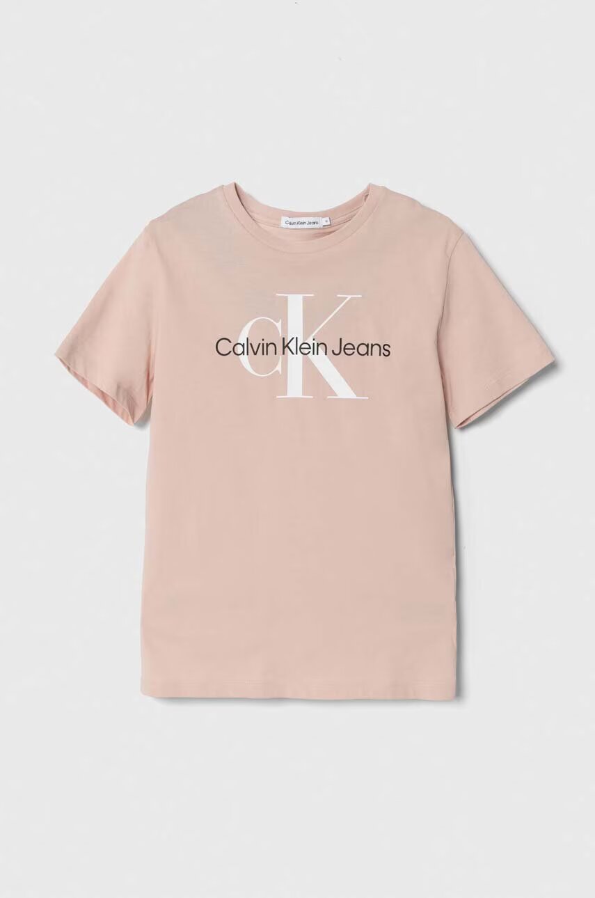 CALVIN KLEIN JEANS Детска памучна тениска