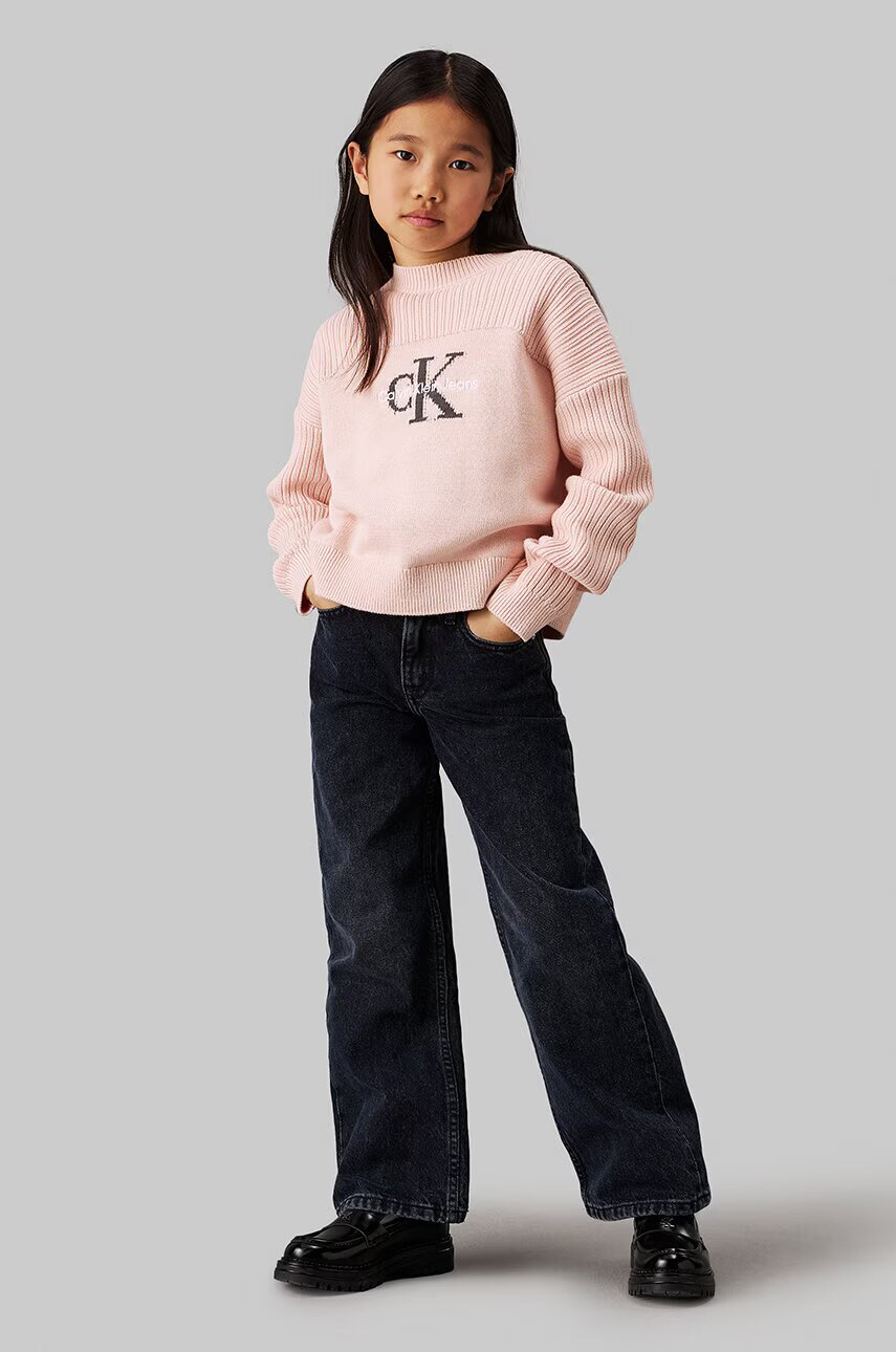 CALVIN KLEIN JEANS Детски дънки HR WIDE