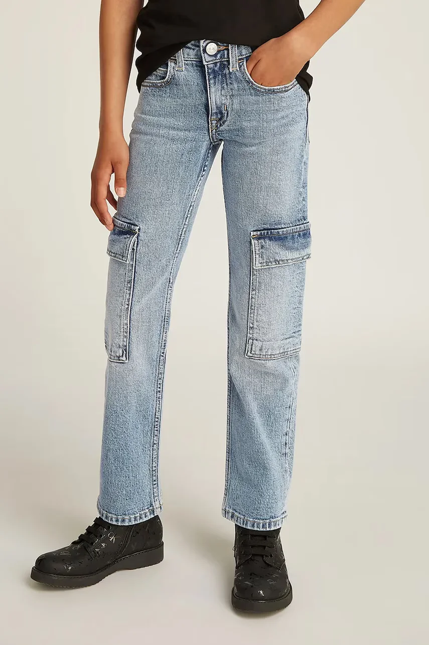 CALVIN KLEIN JEANS Детски дънки MR STRAIGHT