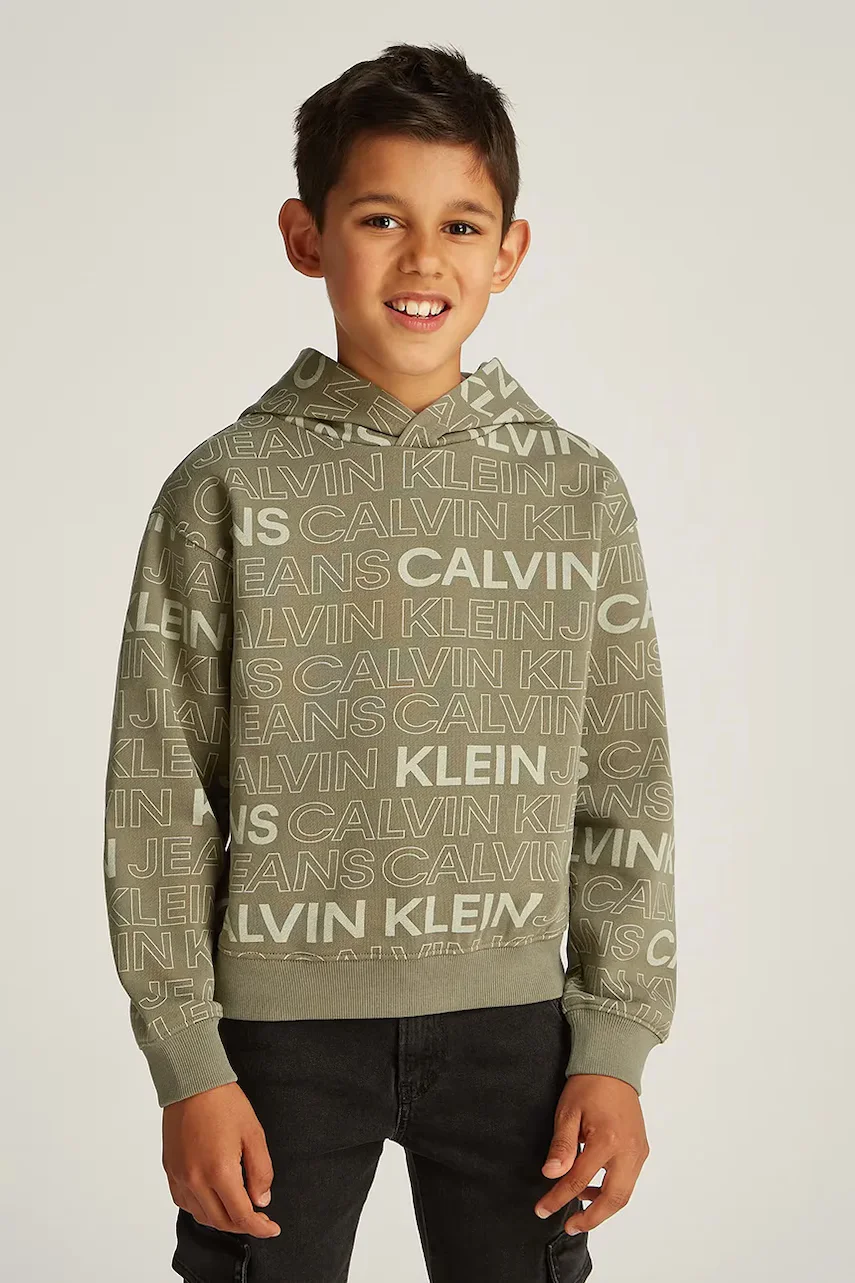 CALVIN KLEIN JEANS Детски памучен суичър 0