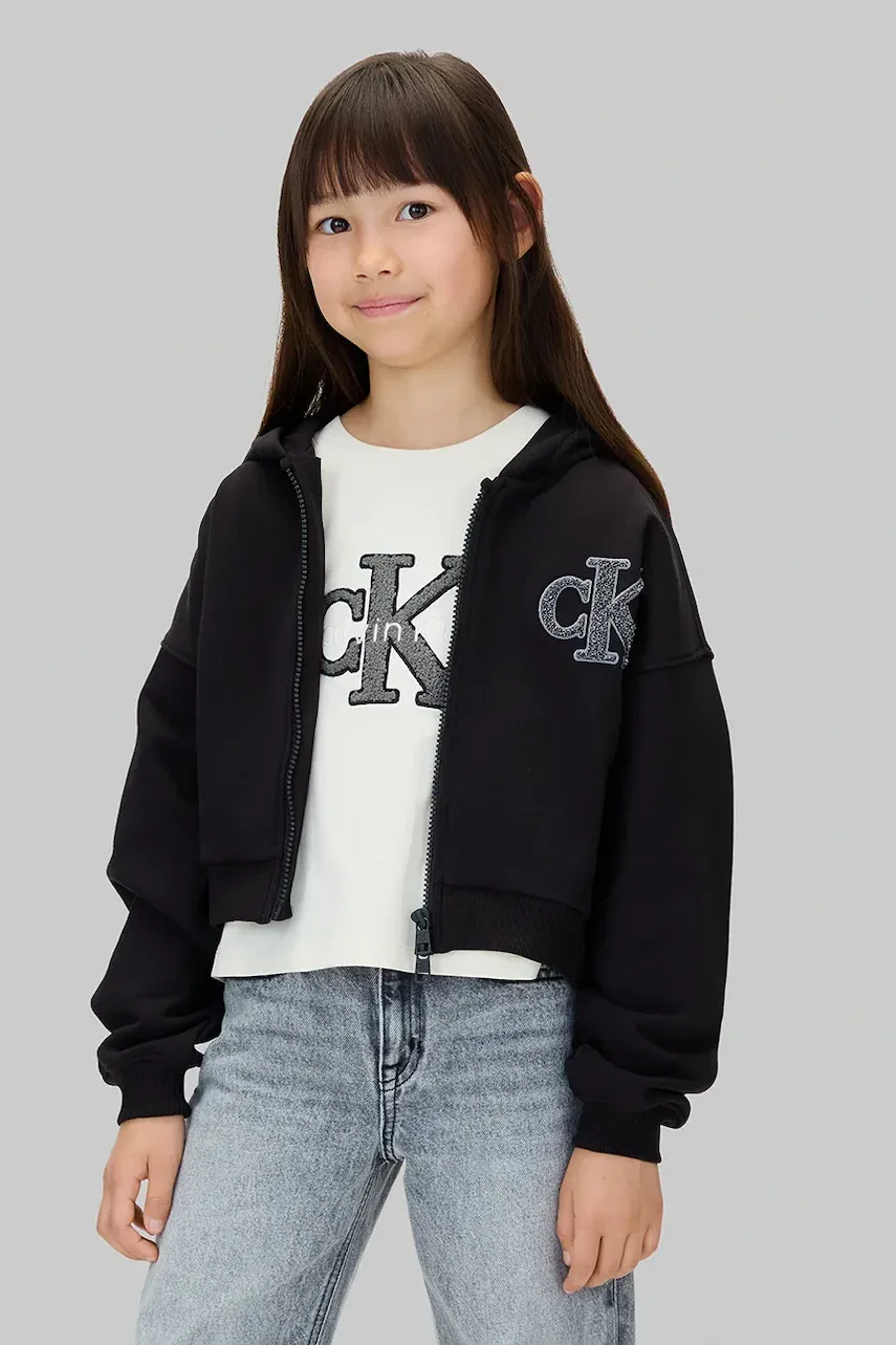CALVIN KLEIN JEANS Детски памучен суичър