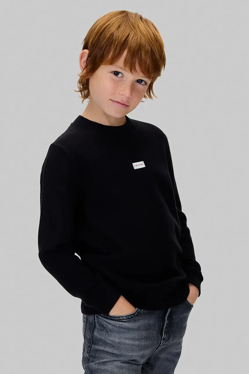 CALVIN KLEIN JEANS Детски памучен суичър