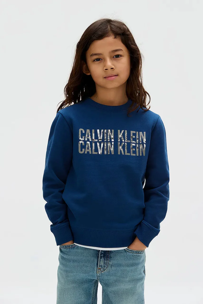 CALVIN KLEIN JEANS Детски памучен суичър