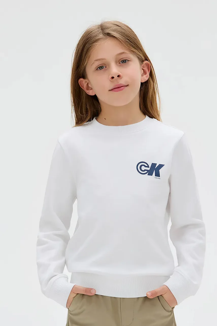 CALVIN KLEIN JEANS Детски памучен суичър