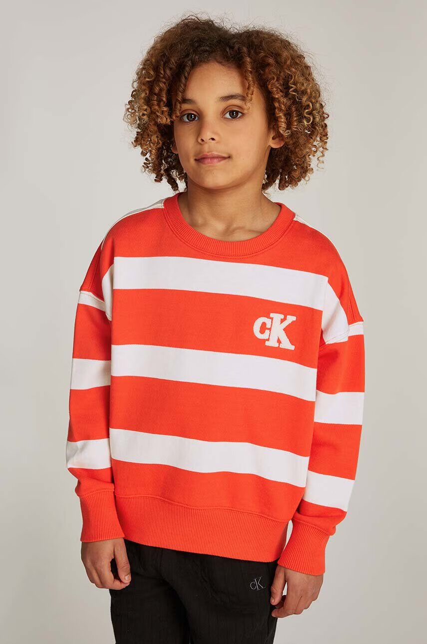 CALVIN KLEIN JEANS Детски памучен суичър