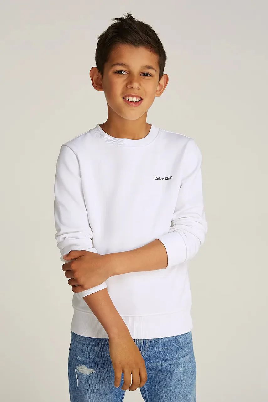 CALVIN KLEIN JEANS Детски памучен суичър