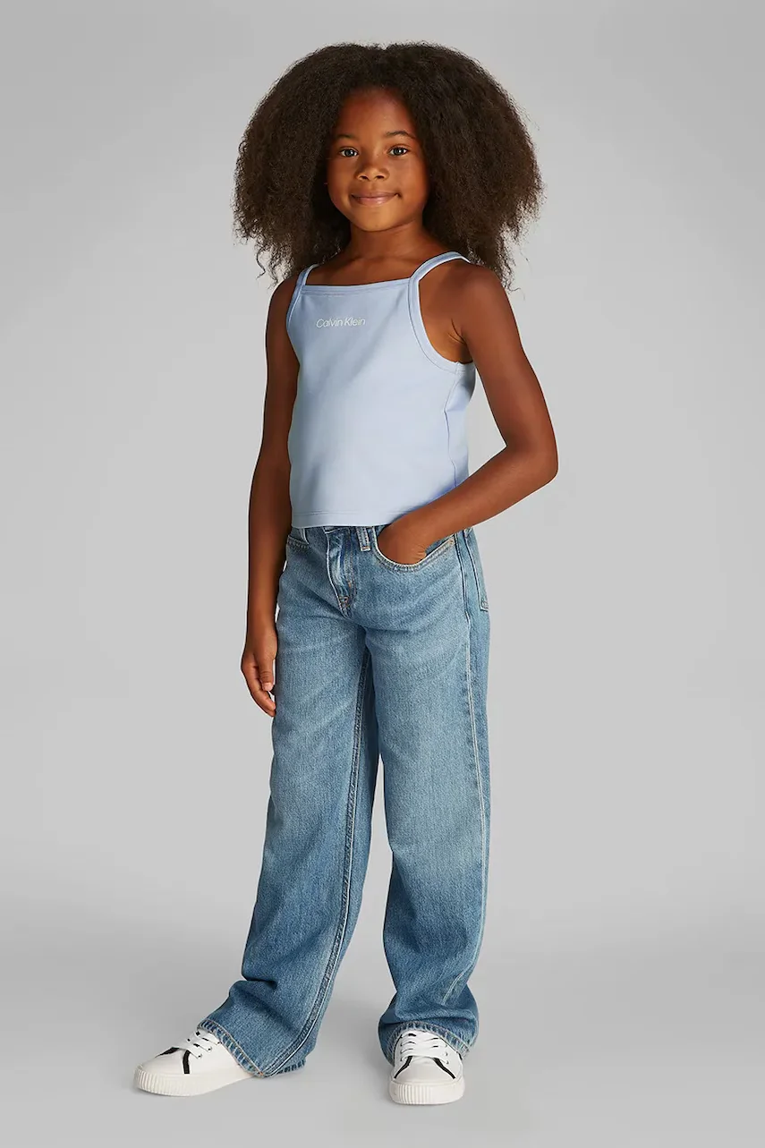 CALVIN KLEIN JEANS Детски памучен топ