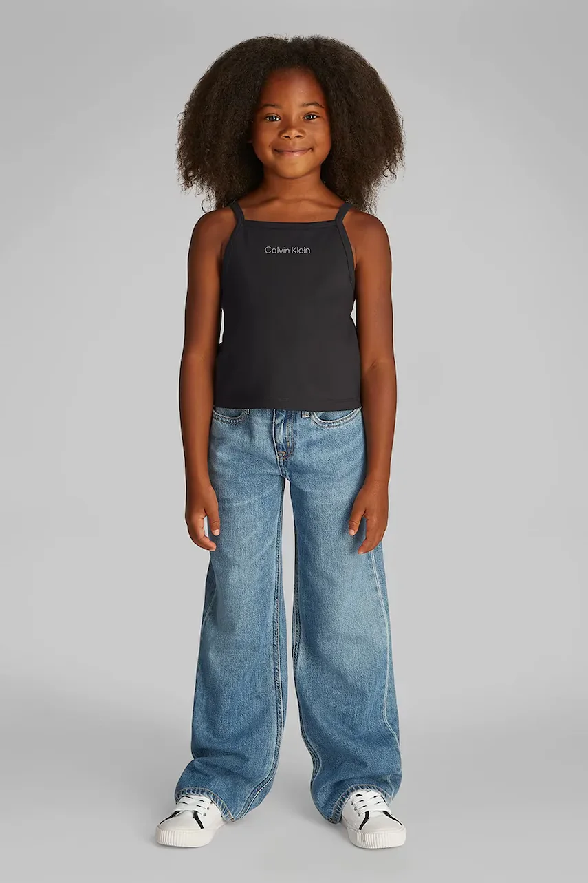 CALVIN KLEIN JEANS Детски памучен топ