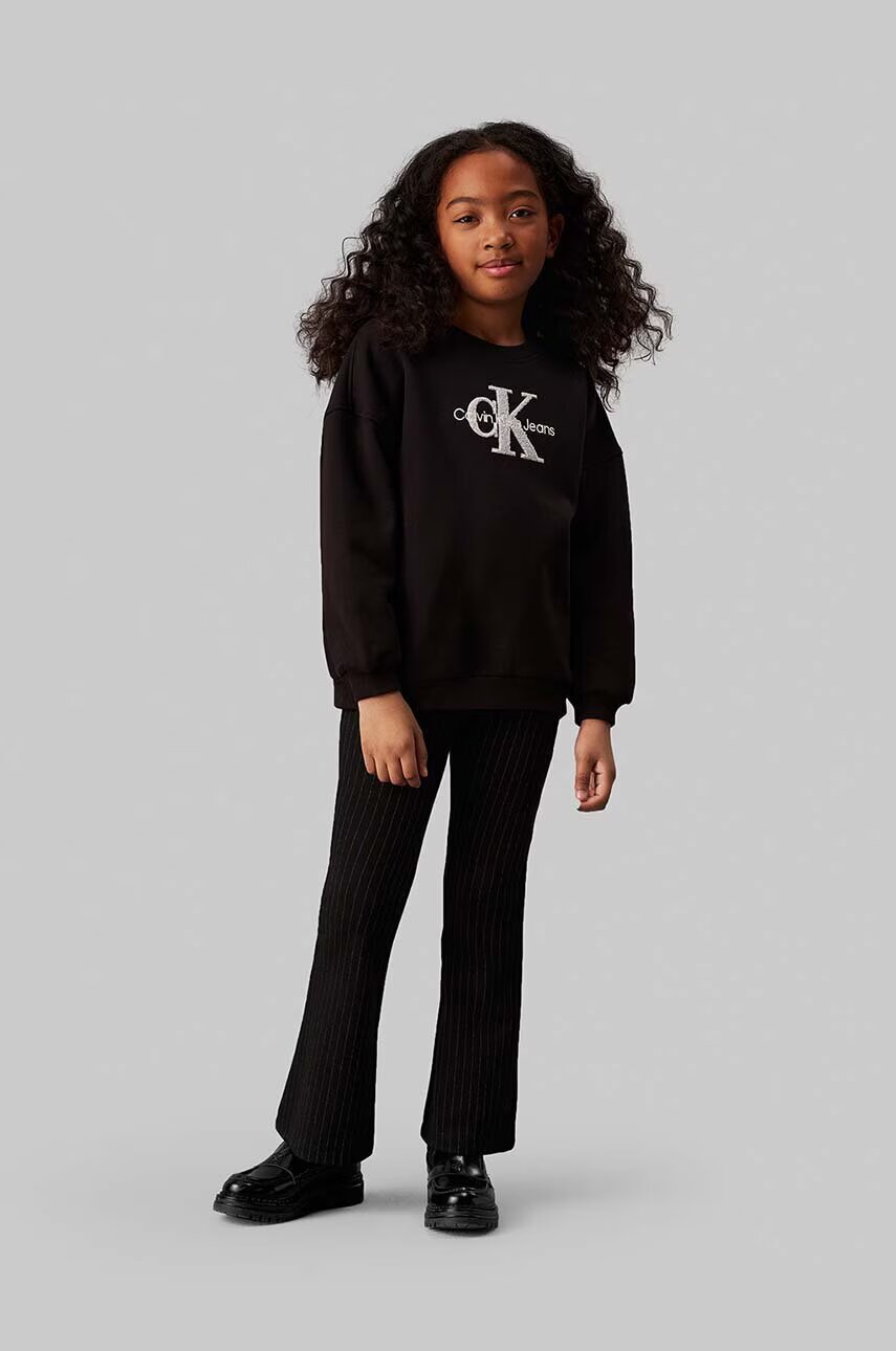 CALVIN KLEIN JEANS Детски панталон PINSTRIPE FLARE