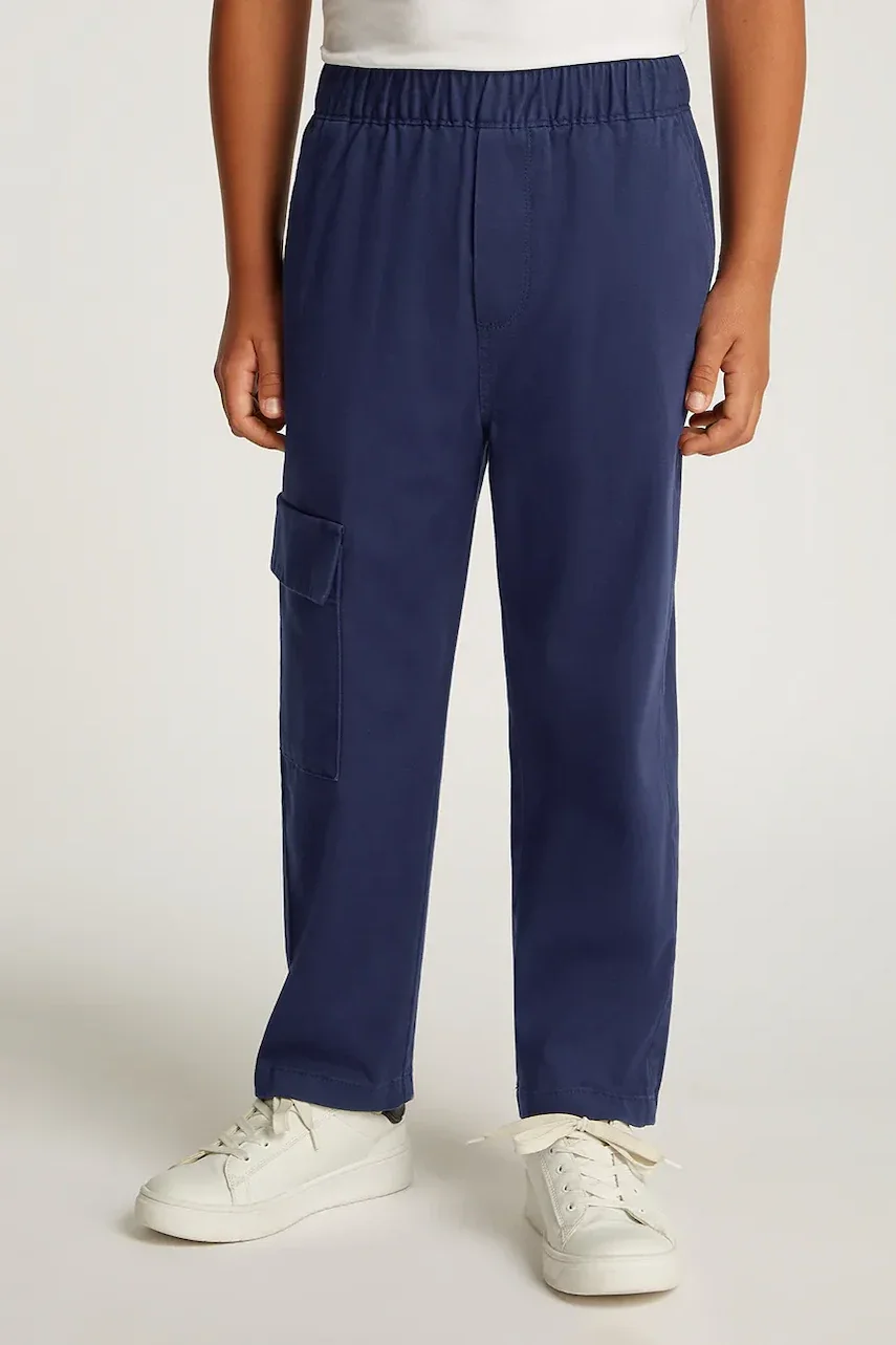 CALVIN KLEIN JEANS Детски панталон TWILL SKATER CARGO
