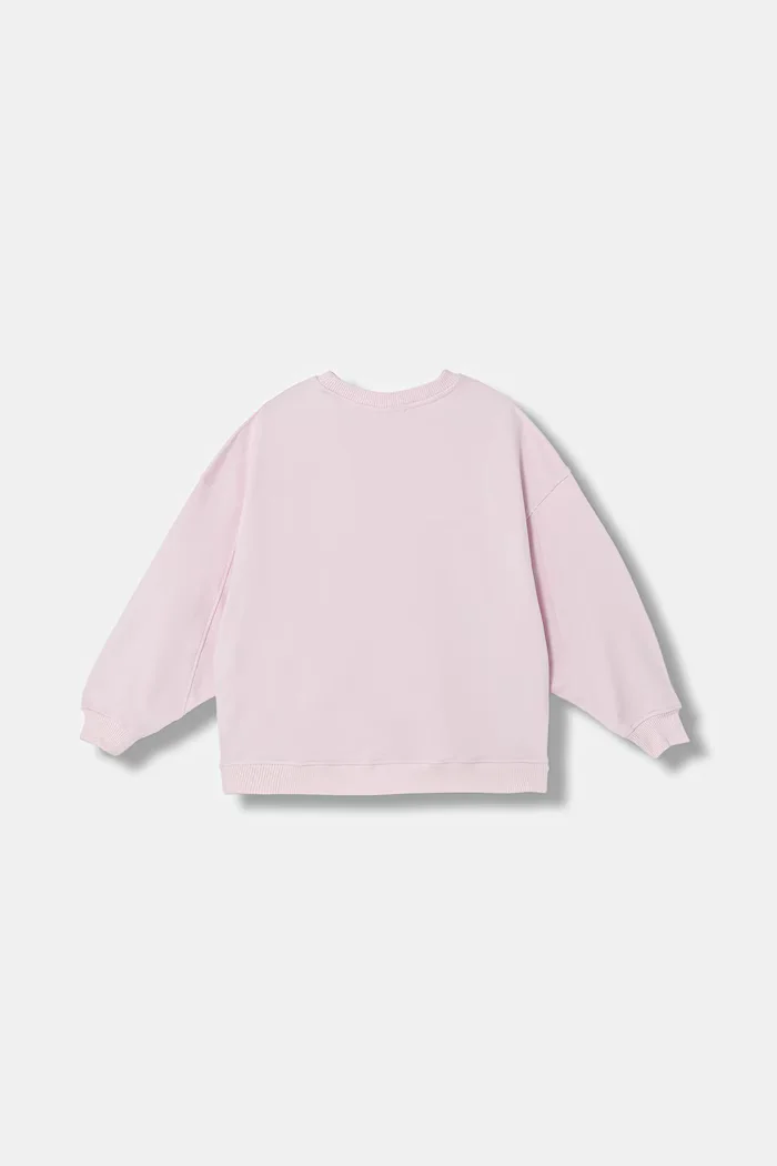 CALVIN KLEIN JEANS Детски суичър в розово с принт IG0IG03066