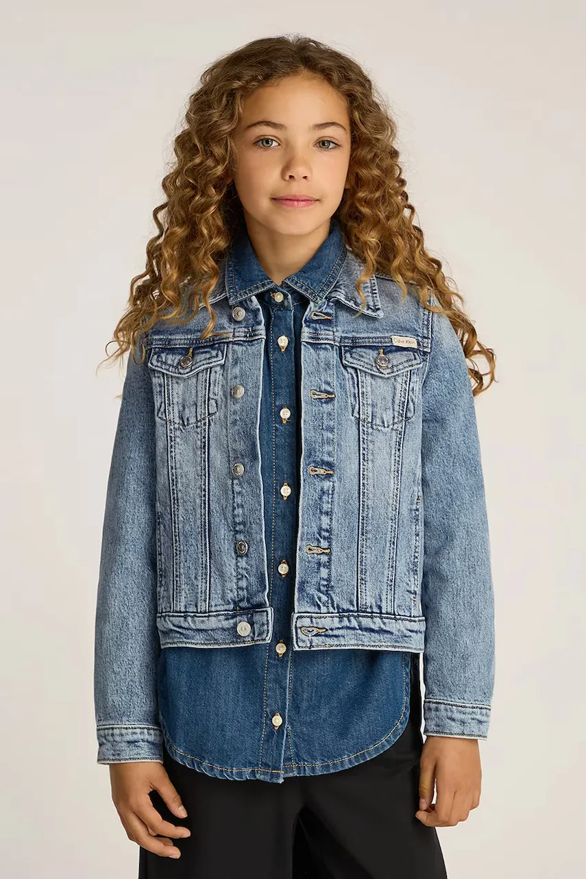 CALVIN KLEIN JEANS Детско дънково яке
