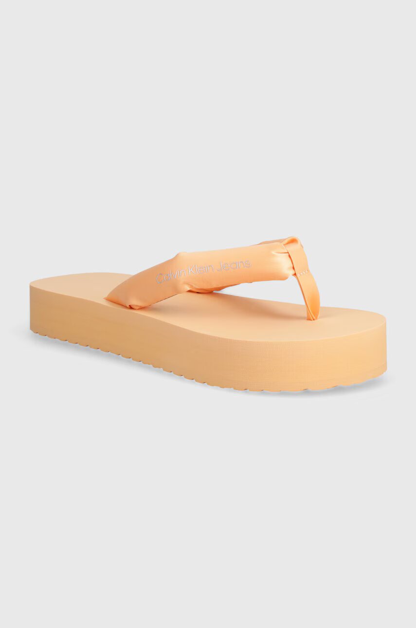 CALVIN KLEIN JEANS Джапанки BEACH SANDAL FLATFORM PADDED NY