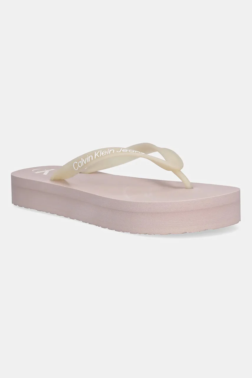CALVIN KLEIN JEANS Джапанки BEACH SANDAL FLATFORM TPU