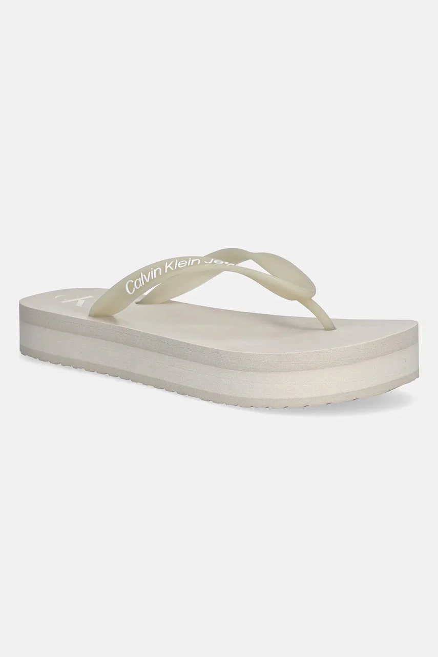 CALVIN KLEIN JEANS Джапанки BEACH SANDAL FLATFORM TPU