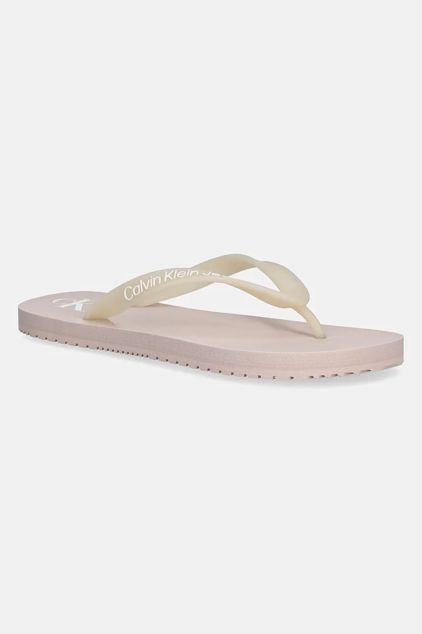 CALVIN KLEIN JEANS Джапанки BEACH SANDAL TRANSPARENT TPU