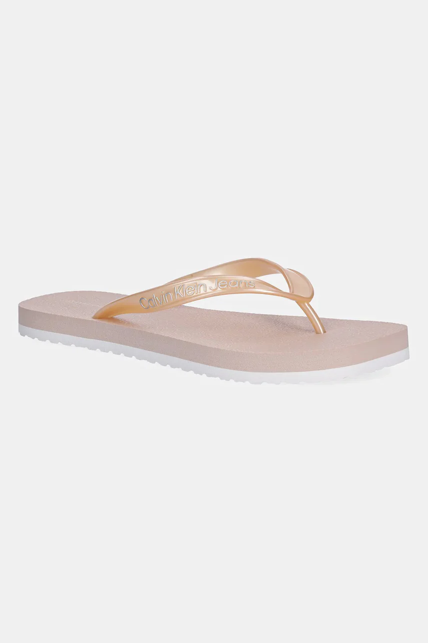 CALVIN KLEIN JEANS Джапанки THONG+ TPU METALLIC