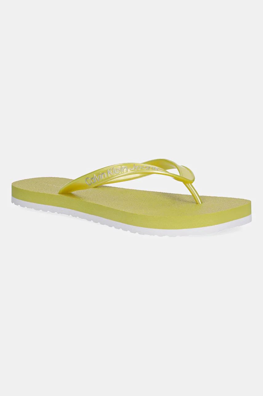 CALVIN KLEIN JEANS Джапанки THONG+ TPU METALLIC