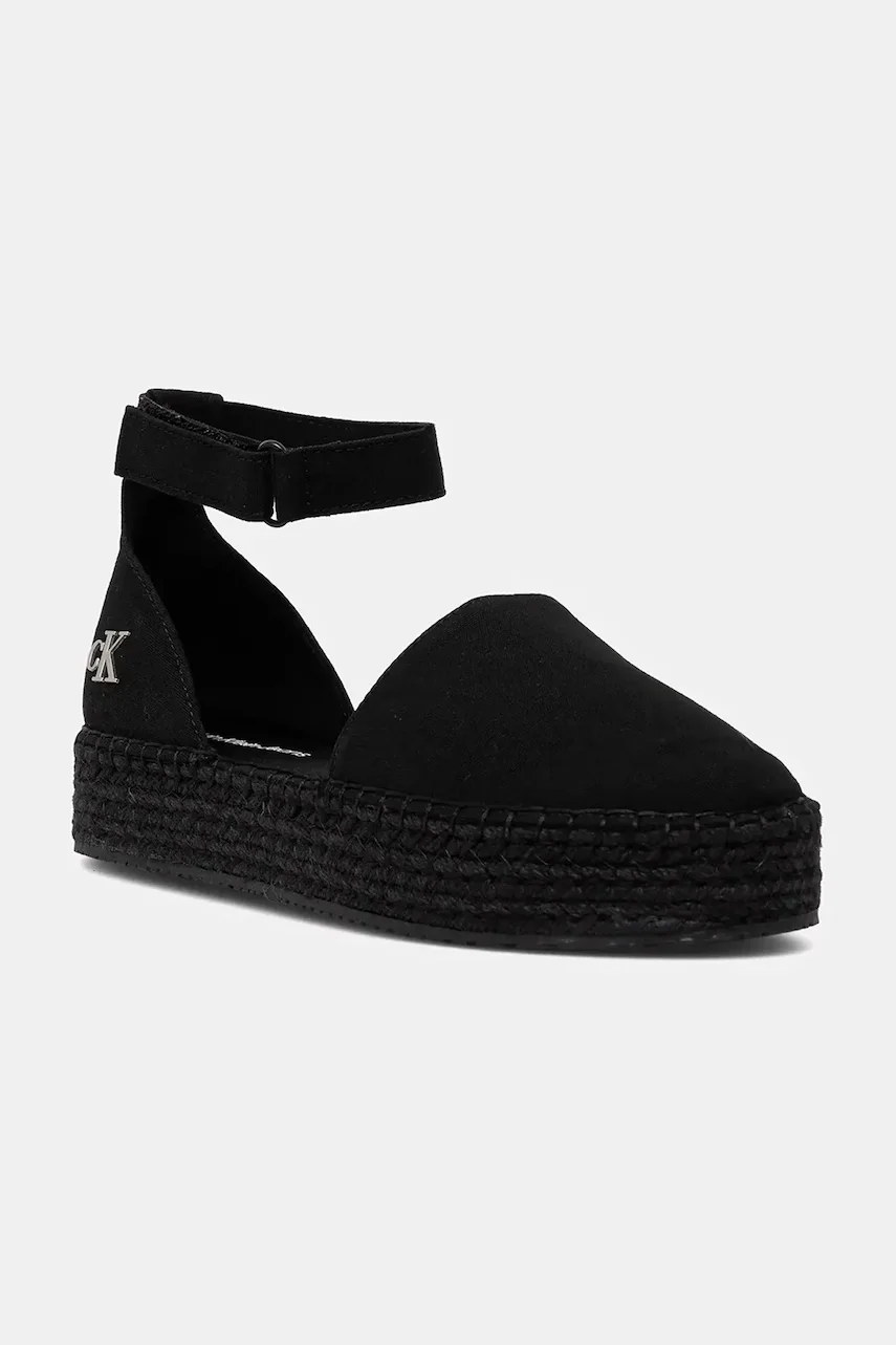 CALVIN KLEIN JEANS Еспадрили FLATFORM ESPADRILLE SLING MG