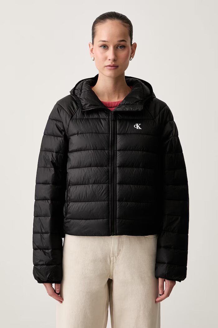 CALVIN KLEIN JEANS капитонирано яке дамско черно LV047G505G