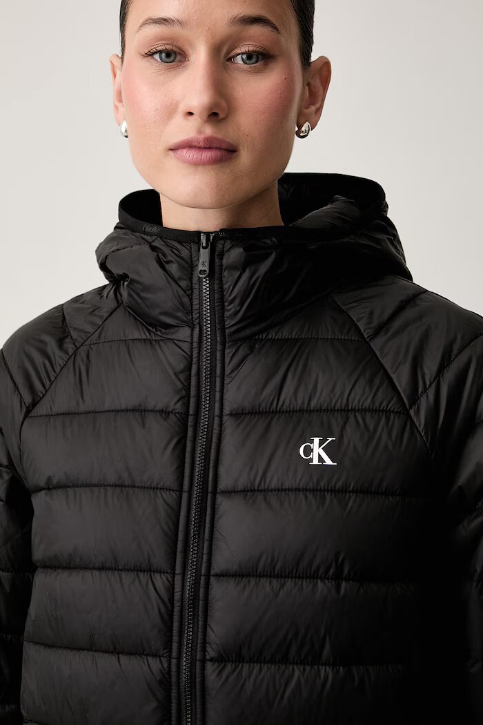 CALVIN KLEIN JEANS капитонирано яке дамско черно LV047G505G