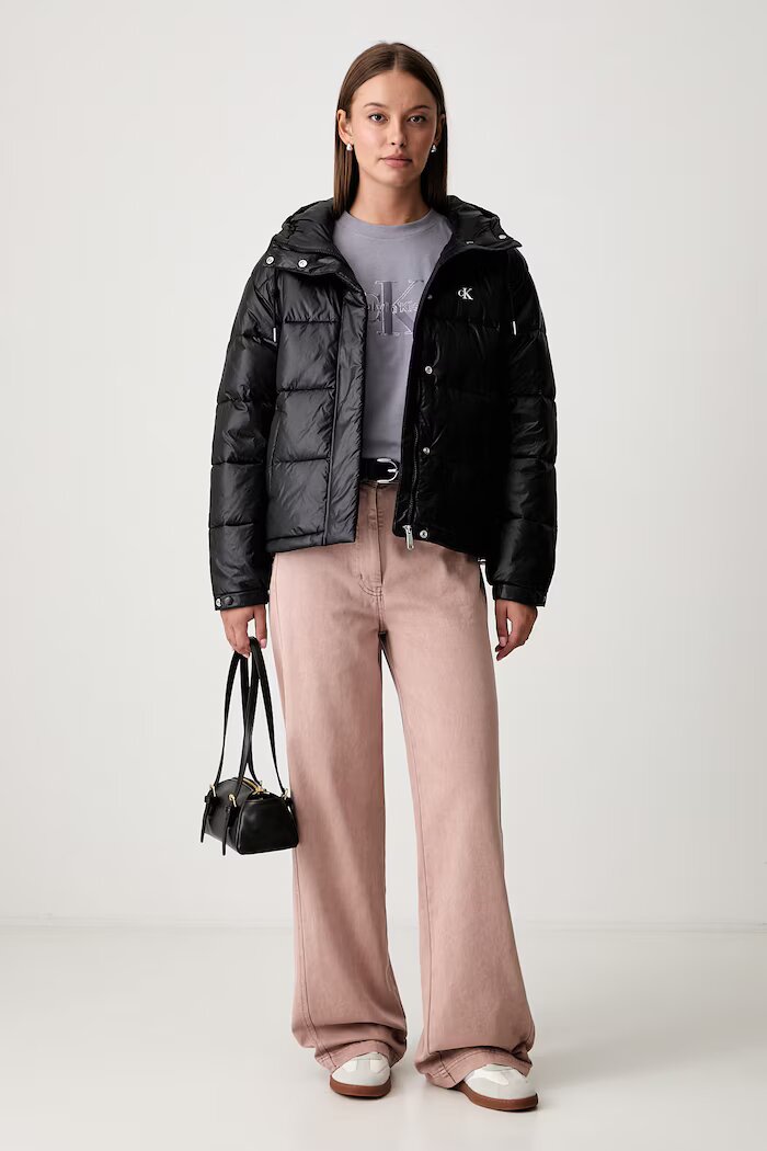 CALVIN KLEIN JEANS капитонирано яке дамско черно LV047H512G