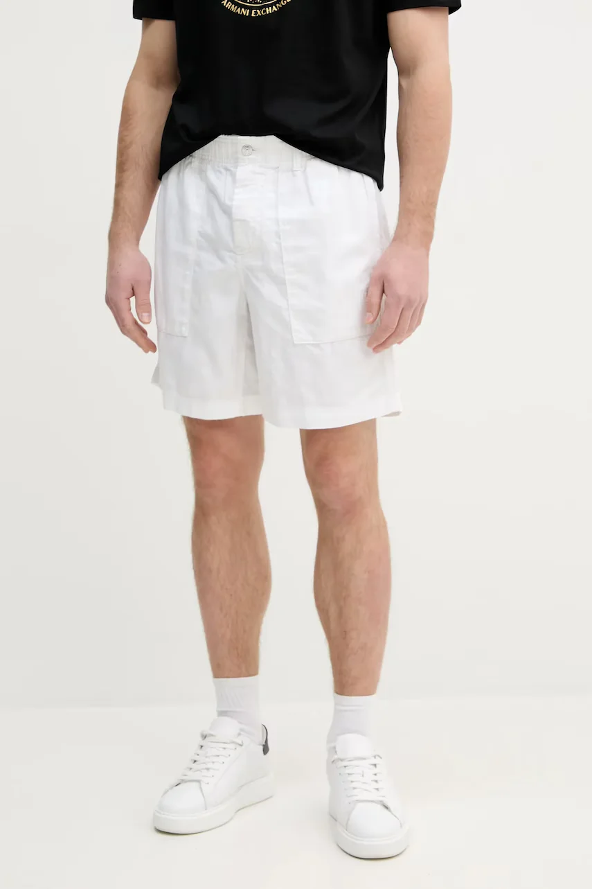 CALVIN KLEIN JEANS Къс панталон с лен