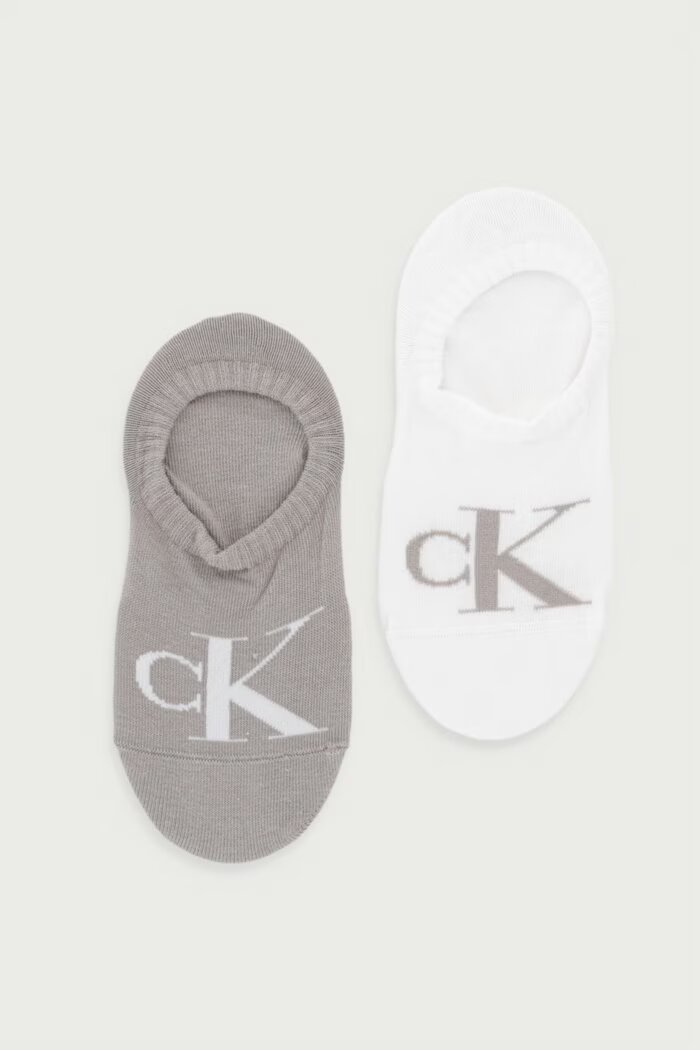 CALVIN KLEIN JEANS къси чорапи дамски 2 броя бежови 701228817