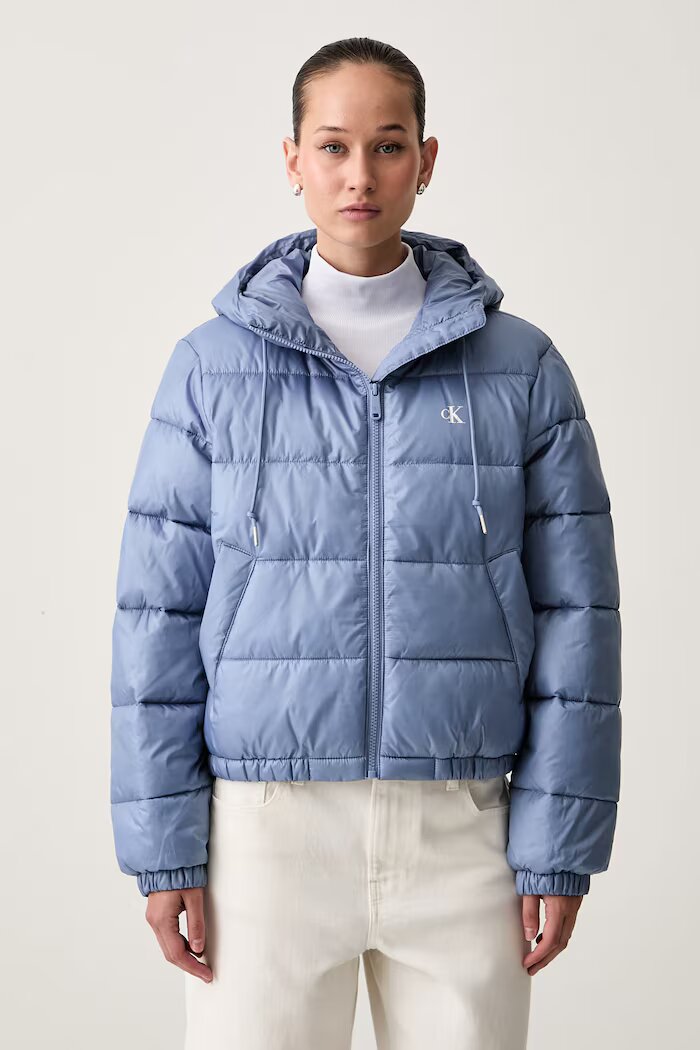 CALVIN KLEIN JEANS късо яке дамско синьо LV047G507G