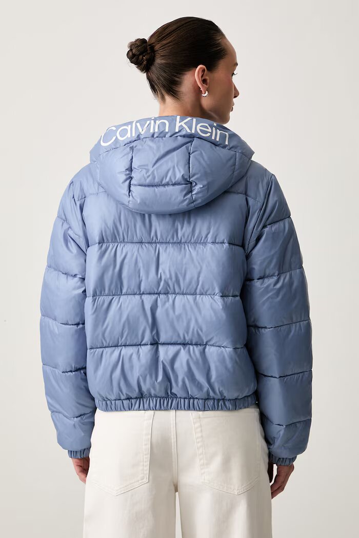 CALVIN KLEIN JEANS късо яке дамско синьо LV047G507G