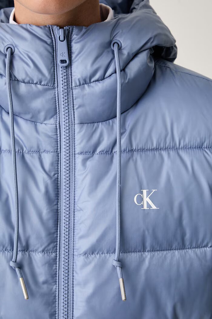 CALVIN KLEIN JEANS късо яке дамско синьо LV047G507G
