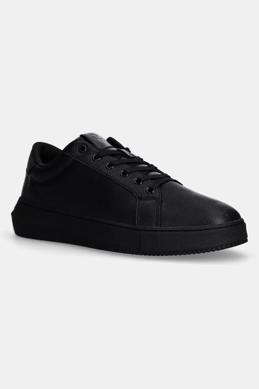 CALVIN KLEIN JEANS Кожени маратонки CHUNKY CUPSOLE LOW OHB
