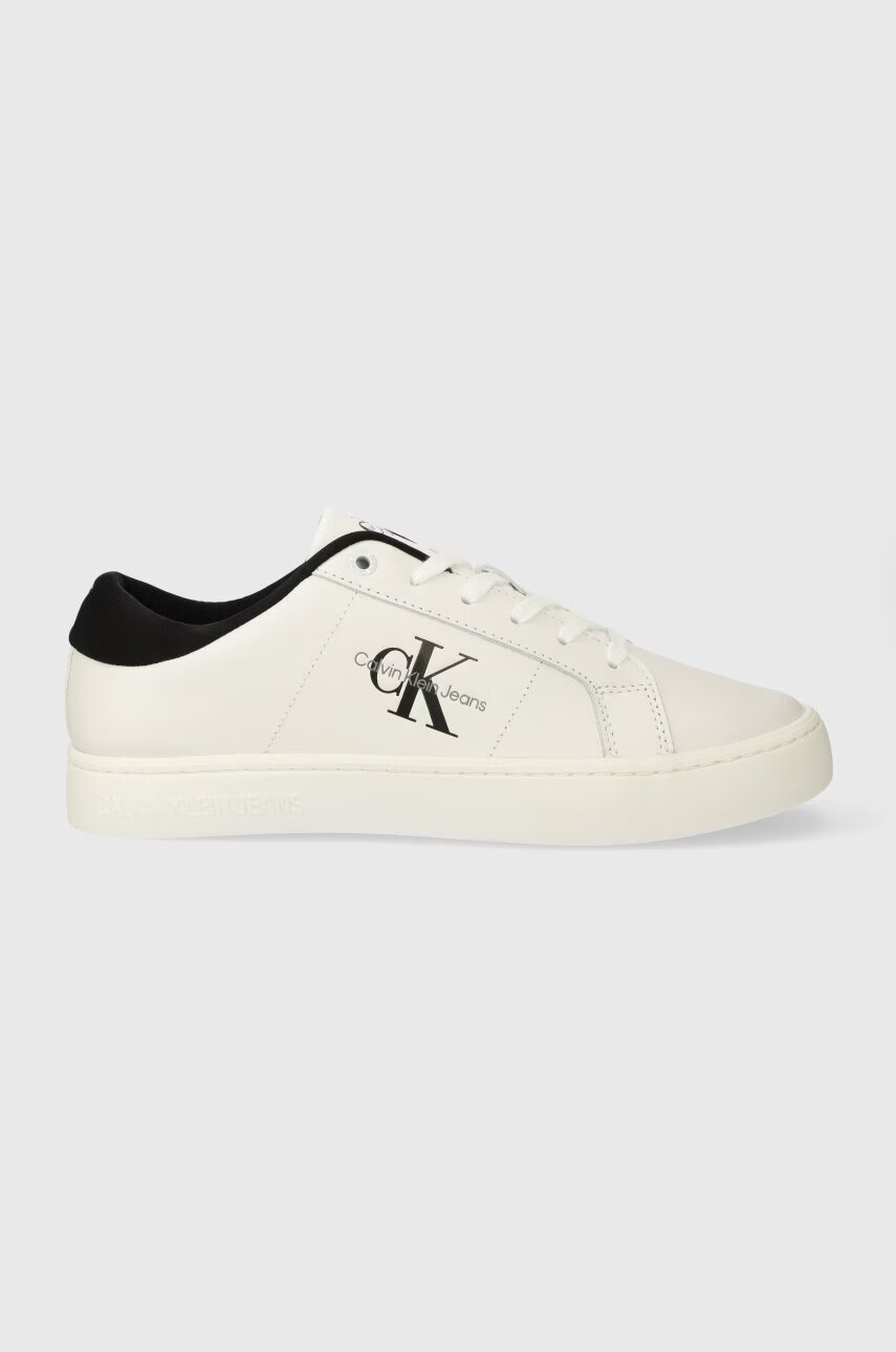 CALVIN KLEIN JEANS Кожени маратонки CLASSIC CUPSOLE LOW ML LTH