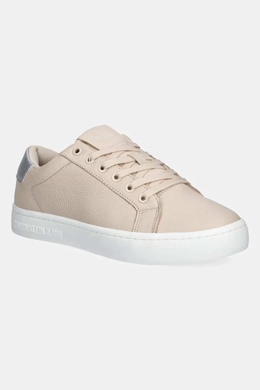 CALVIN KLEIN JEANS Кожени маратонки CLASSIC CUPSOLE LOW OHB