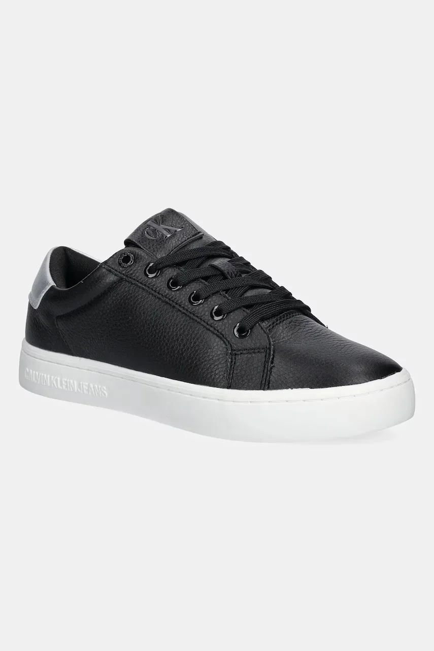 CALVIN KLEIN JEANS Кожени маратонки CLASSIC CUPSOLE LOW OHB