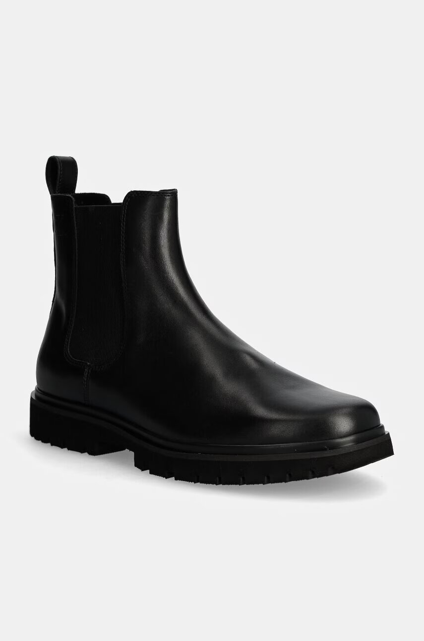 CALVIN KLEIN JEANS Кожени обувки EVA BOOT MID CHELSEA UNIFORM DR