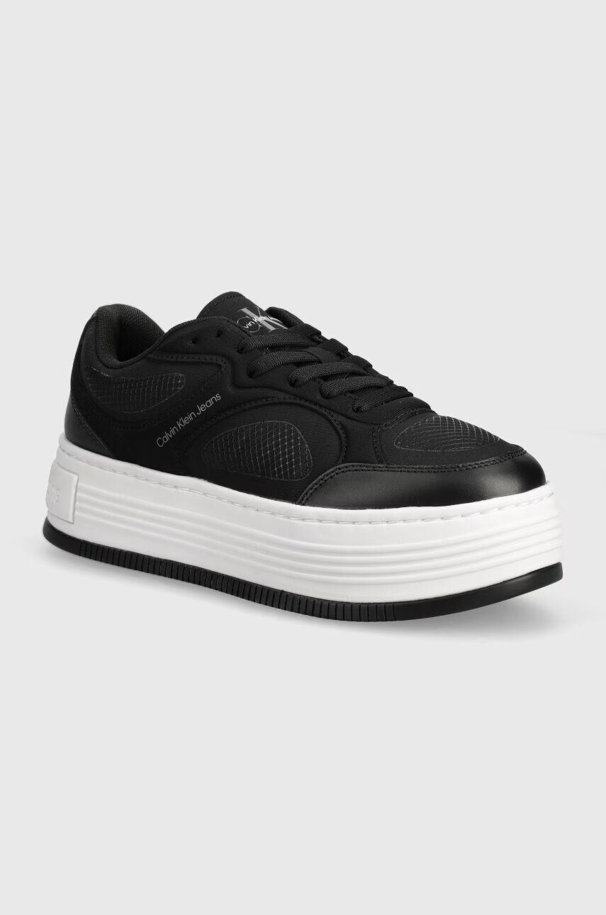 CALVIN KLEIN JEANS Маратонки BOLD PLATF LOW LACE MIX IN MTL
