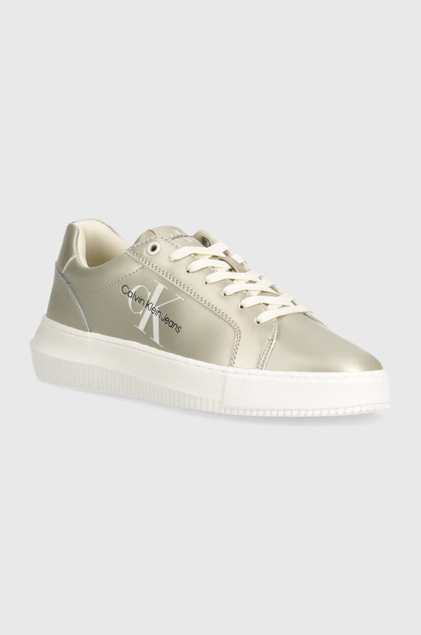 CALVIN KLEIN JEANS Маратонки CHUNKY CUPSOLE LACEUP LTH ML MTL