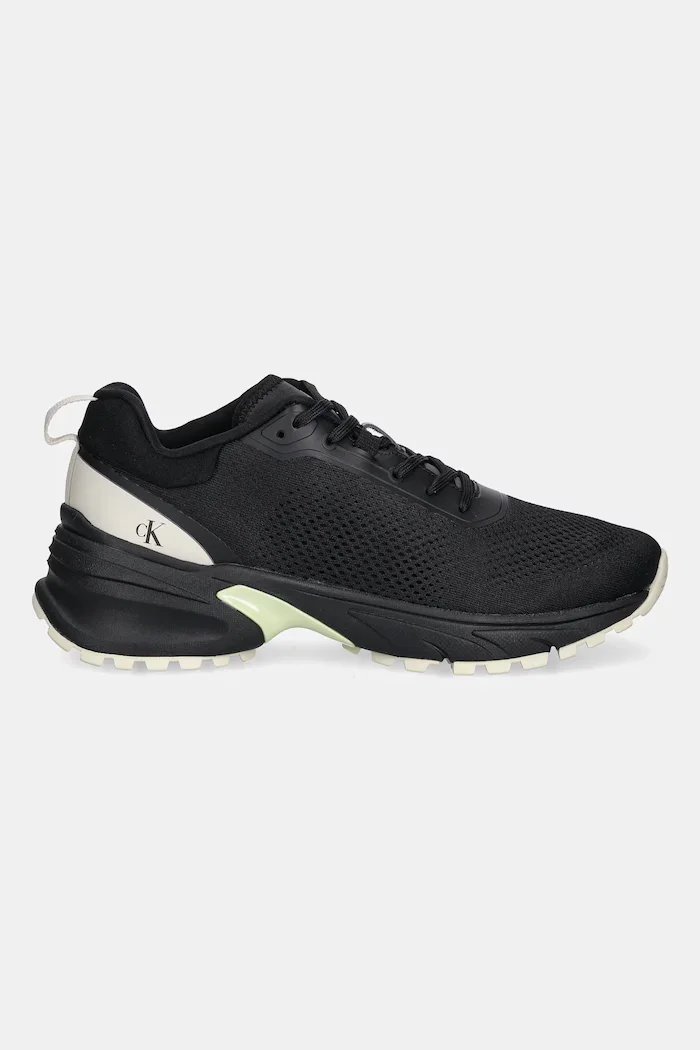 CALVIN KLEIN JEANS Маратонки HIKE RUNNER MG TECH KNIT в черно YW0YW01856