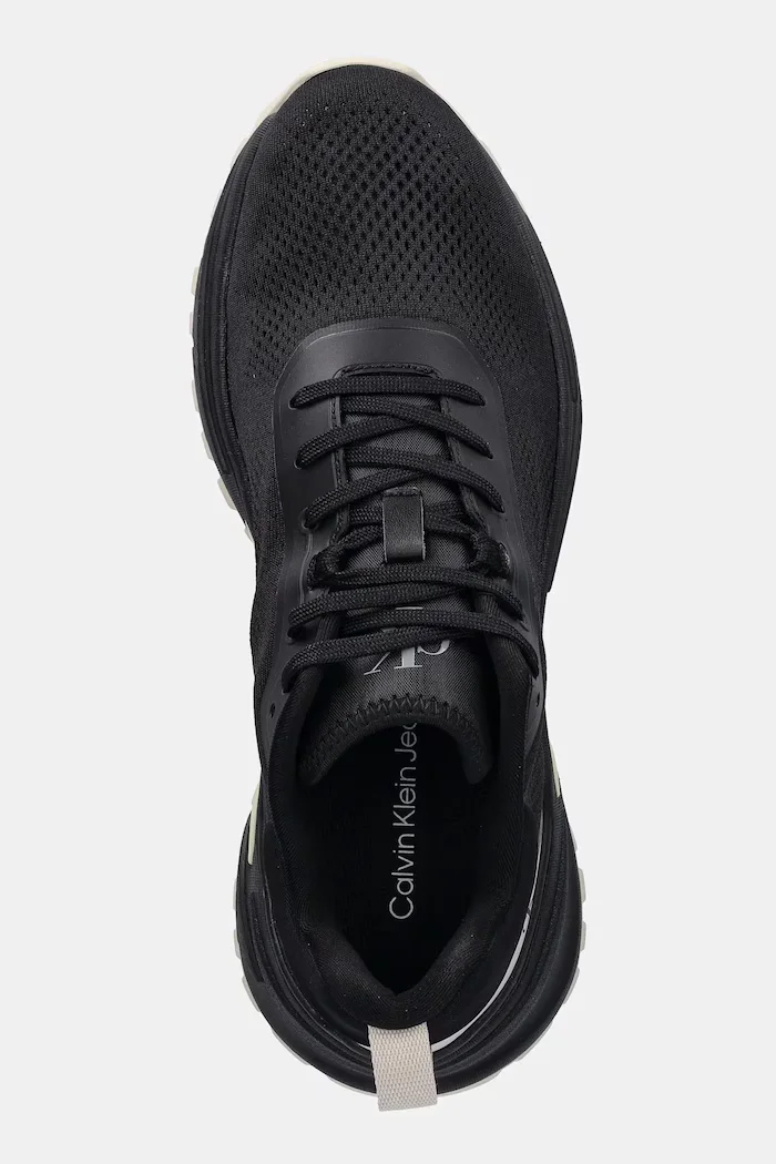 CALVIN KLEIN JEANS Маратонки HIKE RUNNER MG TECH KNIT в черно YW0YW01856