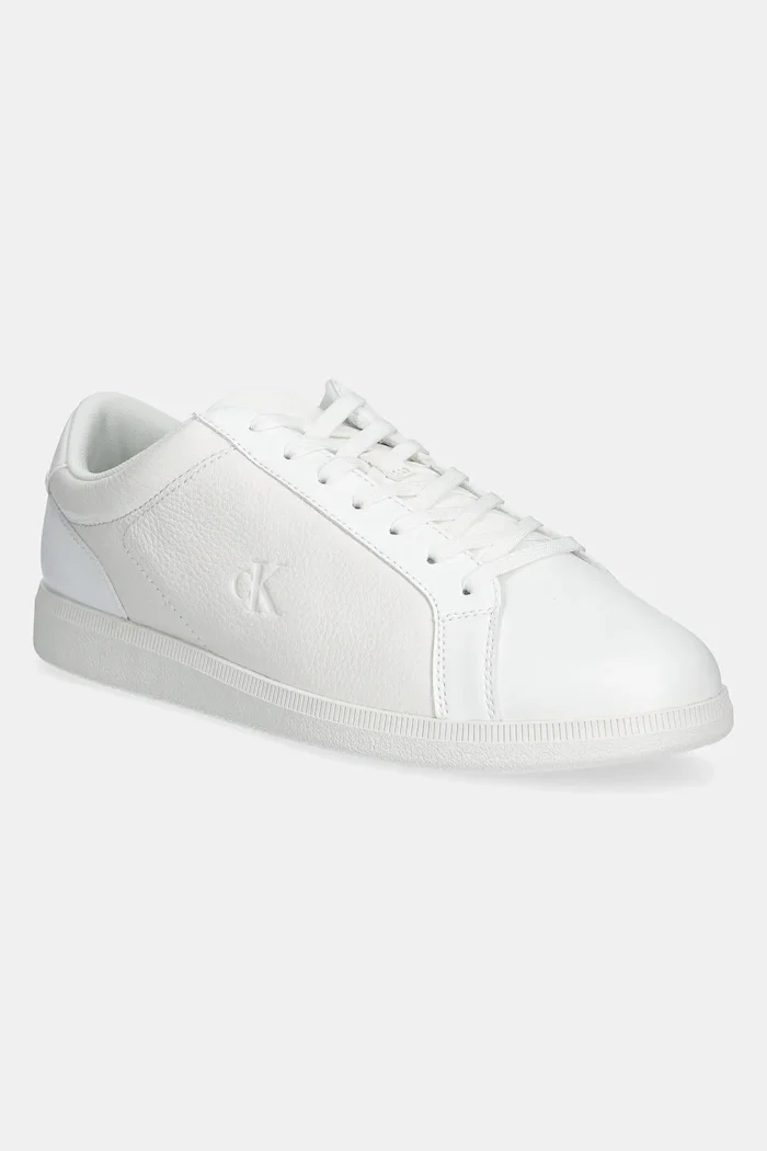 CALVIN KLEIN JEANS Маратонки LOW PROFILE CUPSOLE CM в бяло YM0YM01190