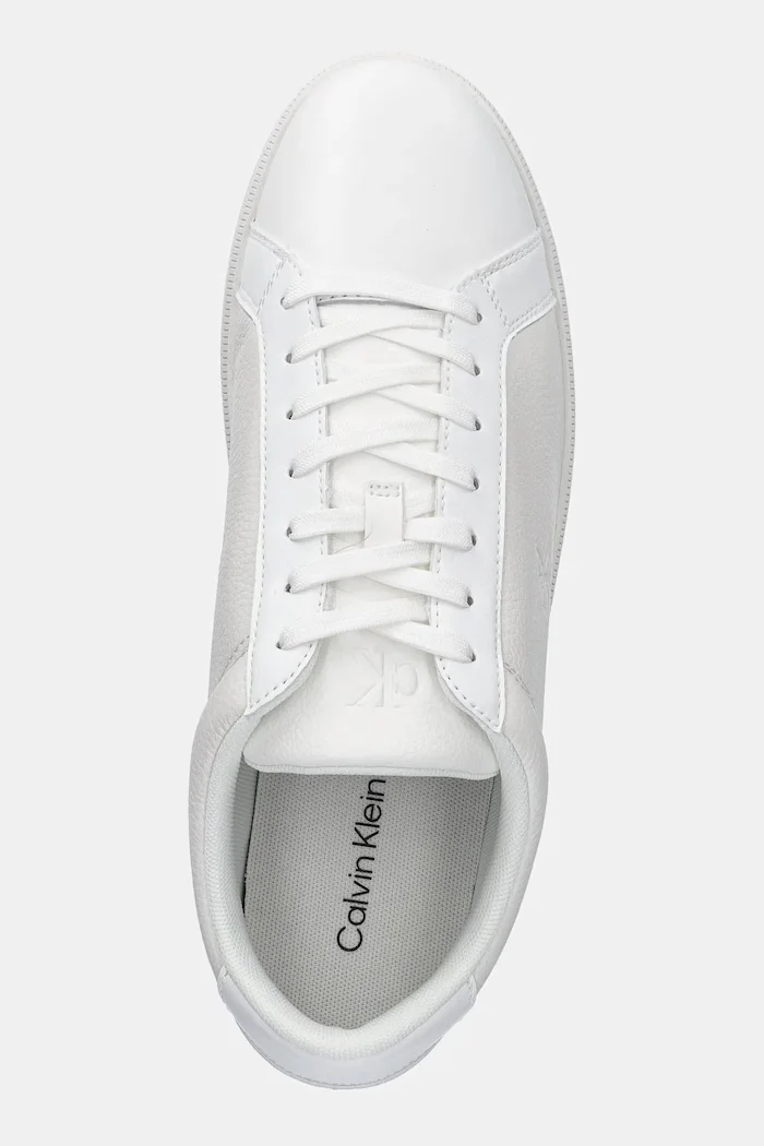 CALVIN KLEIN JEANS Маратонки LOW PROFILE CUPSOLE CM в бяло YM0YM01190