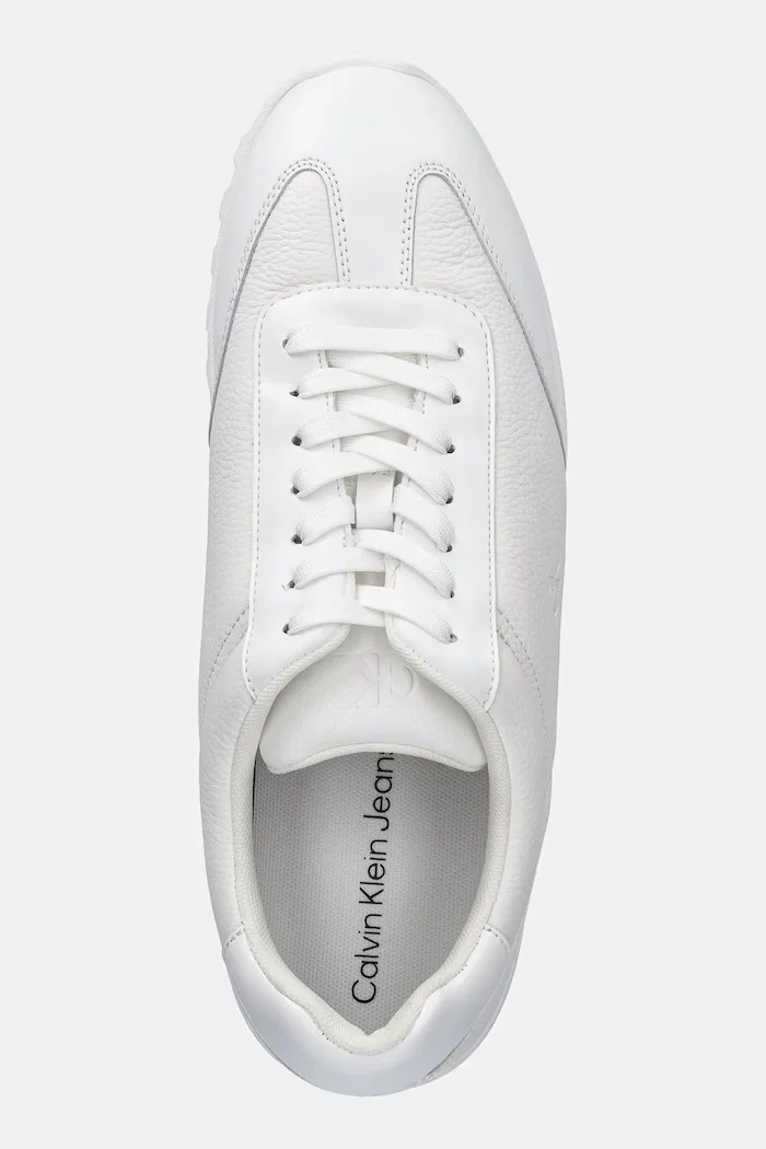 CALVIN KLEIN JEANS Маратонки LOW PROFILE RUNNER CM в бяло YM0YM01191