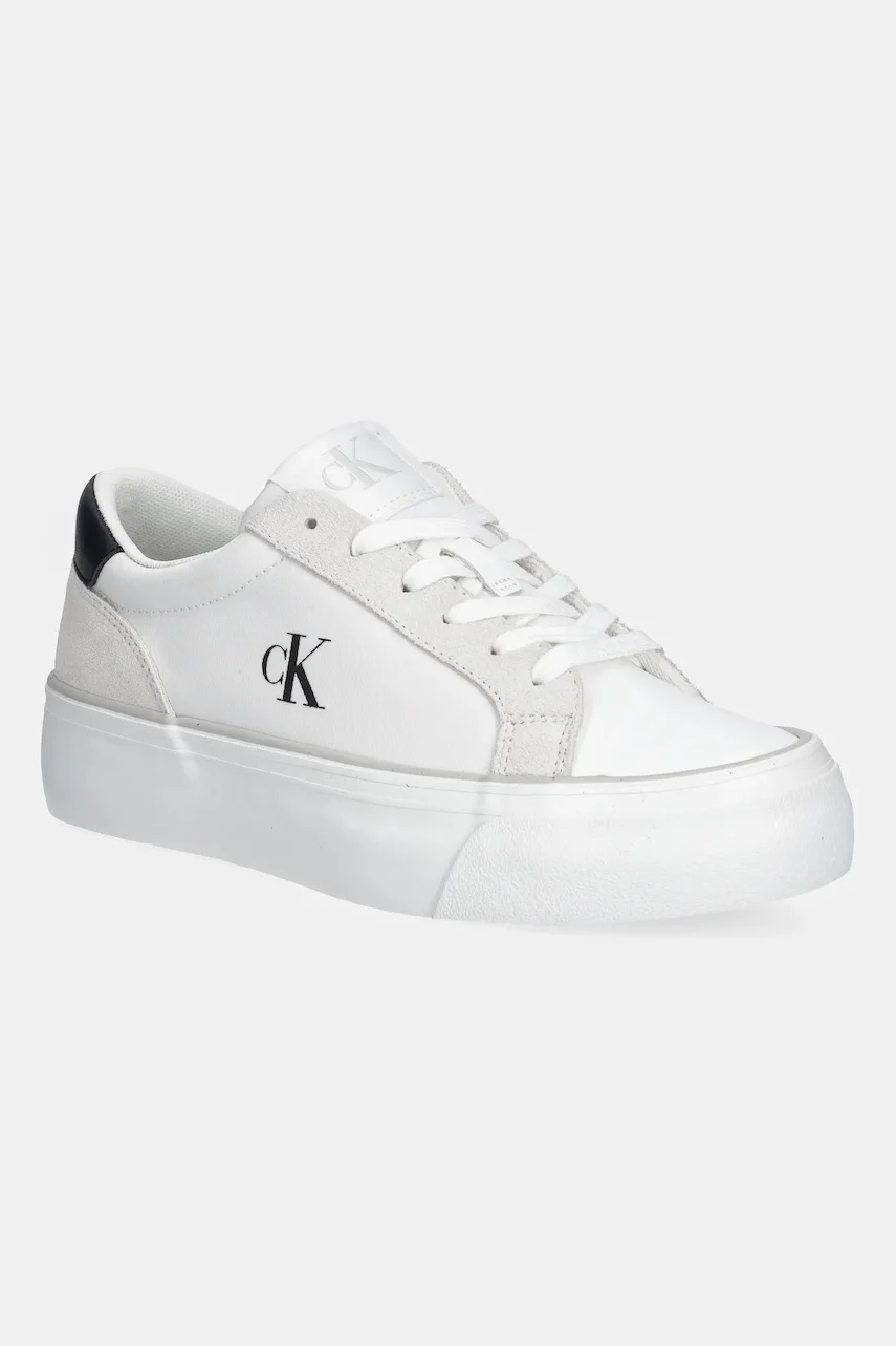 CALVIN KLEIN JEANS Маратонки VULC FLATFORM MG NYLON MIX